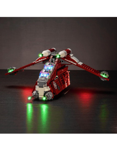 Kit de Luz LED Hilighting para Lego 75354 Nave de Combate