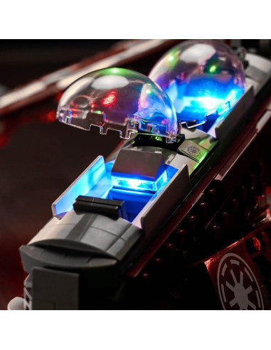 Kit de Luz LED Hilighting para Lego 75354 Nave de Combate