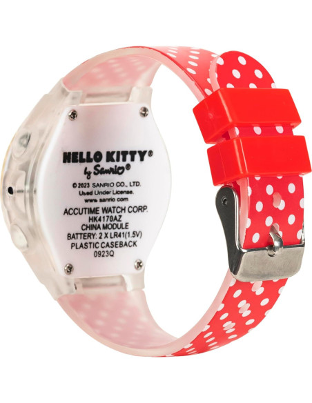 Reloj LCD Hello Kitty Accutime para Niñas - Correa Ajustable