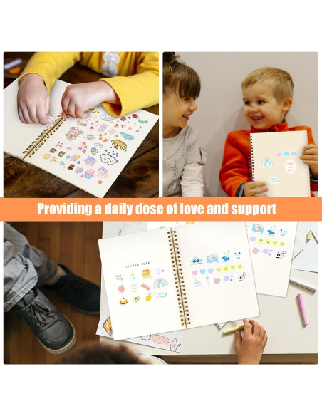 Libro de Pegatinas Koogel A5 50 Hojas Papel Liberación