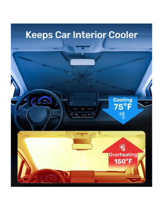 Sombra de Parabrisas Zanch 2025 Plegable 134.62x73.66cm 2