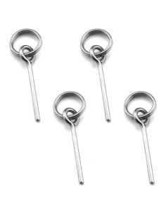 Conectores de Poste de Carpa DGHAOP 4 Piezas Acero Inoxidable