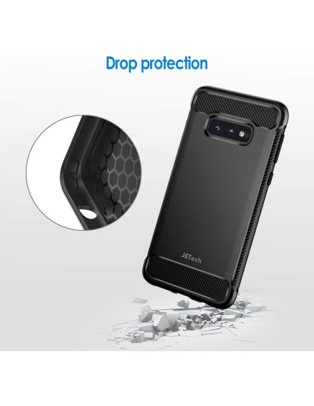 Funda Slim JETech para Samsung Galaxy S10e - Fibra Carbono