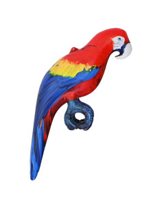 Loro Inflable Jet Creations 60 cm Amarillo Rojo Azul Decoración