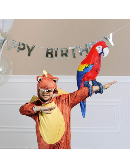 Loro Inflable Jet Creations 60 cm Amarillo Rojo Azul Decoración Loro Inflable Jet Creations 60 cm Amarillo Rojo Azul Decoración
