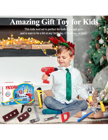 Juego de Herramientas para Niños YICORO 20 PZS Educativo