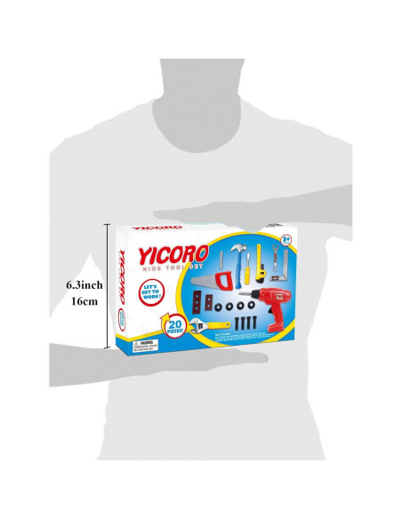 Juego de Herramientas para Niños YICORO 20 PZS Educativo