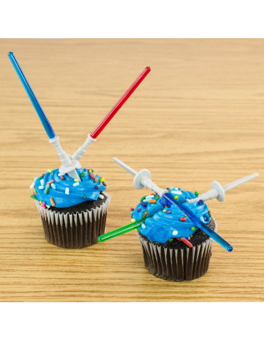 Decoraciones de Cupcake Sable de Luz Gergory - 12 Piezas