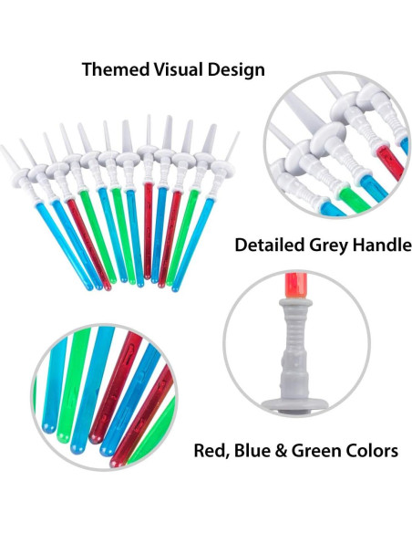 Decoraciones de Cupcake Sable de Luz Gergory - 12 Piezas