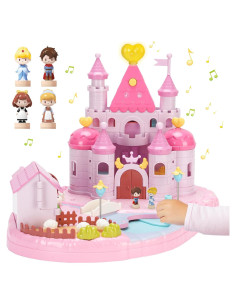 Castillo de Princesa Fygurso con Juguetes Magnéticos 30cm Rosa
