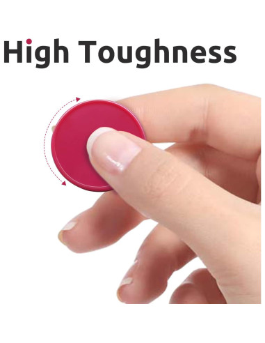 Juego de 100 Fichas de Plástico para Aprendizaje 25mm