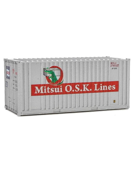 Contenedor Corrugado 20' HO Walthers Mitsui OSK Lines Contenedor Corrugado 20' HO Walthers Mitsui OSK Lines
