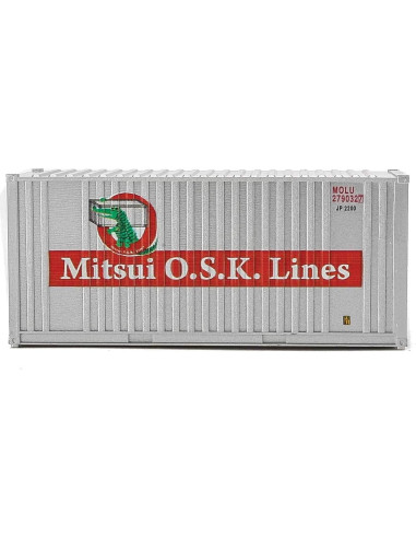 Contenedor Corrugado 20' HO Walthers Mitsui OSK Lines