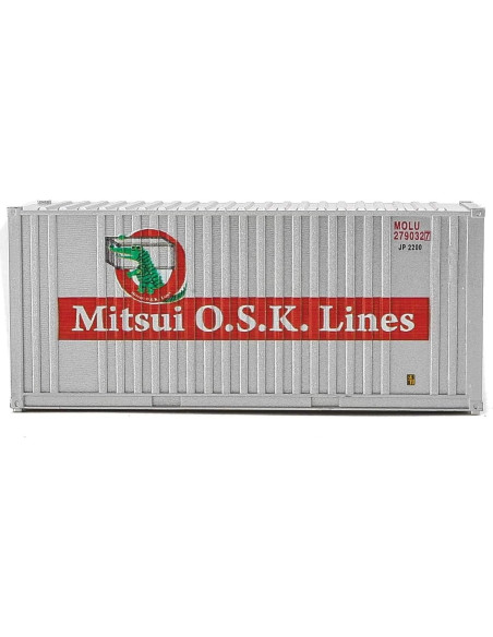 Contenedor Corrugado 20' HO Walthers Mitsui OSK Lines Contenedor Corrugado 20' HO Walthers Mitsui OSK Lines