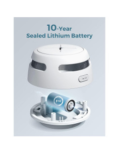 Detector de Humo AEGISLINK S500 Batería 10 Años Fotoeléctrico 2