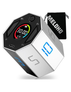 Temporizador Pomodoro MELOHO Magnético Visual 8 Modos Gris