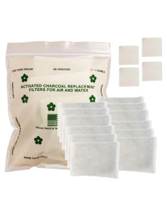 Desodorante Natural Green Piece - 12 Sachets de Carbón Activado