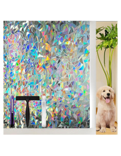 Película de Privacidad Arcoíris ZHMRROAD 44.5x200 cm PVC