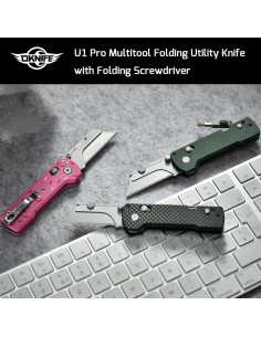 Cuchillo Utility Plegable OKNIFE U1 Pro con Destornillador 2