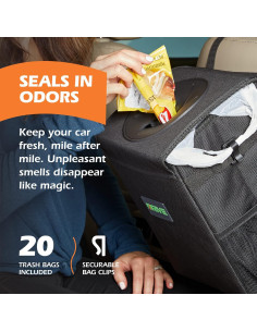 Basurero Plegable para Auto Drive - A Prueba de Fugas, Negro 2