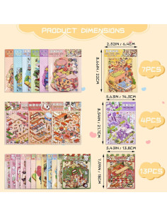 24 Sets de Pegatinas 3D DIY Aifong para Alivio de Estrés 2