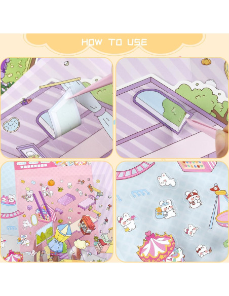 24 Sets de Pegatinas 3D DIY Aifong para Alivio de Estrés