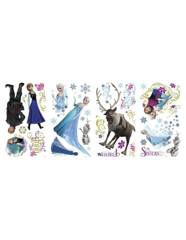 Adhesivos de Pared RoomMates Frozen 36 Piezas Multicolor