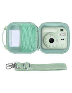 Funda de Almacenamiento Lebakort para Cámara Fujifilm Mini 12/11 Verde Menta