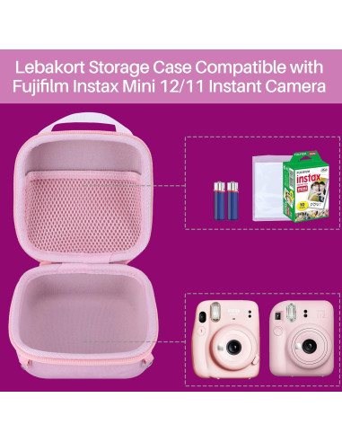 Funda de Almacenamiento Lebakort para Cámara Fujifilm Mini 12/11 Verde Menta