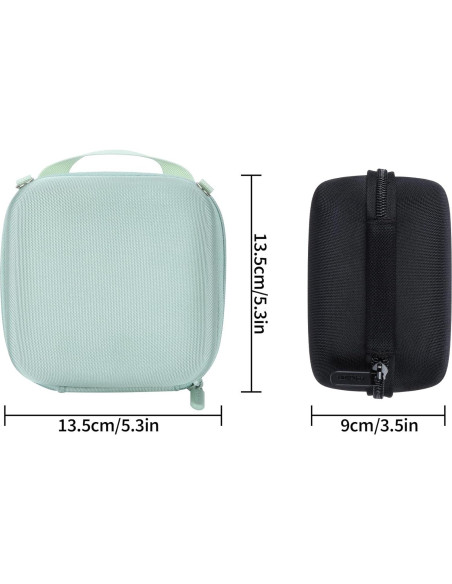 Funda de Almacenamiento Lebakort para Cámara Fujifilm Mini 12/11 Verde Menta