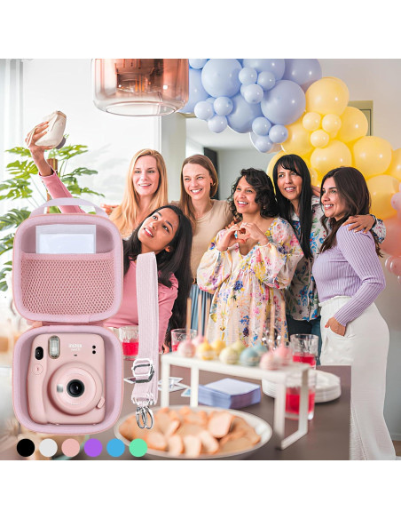 Funda de Almacenamiento Lebakort para Cámara Fujifilm Mini 12/11 Verde Menta