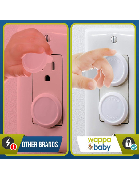 Cubiertas de Enchufes Wappa Baby 32 Unidades Seguridad Niños