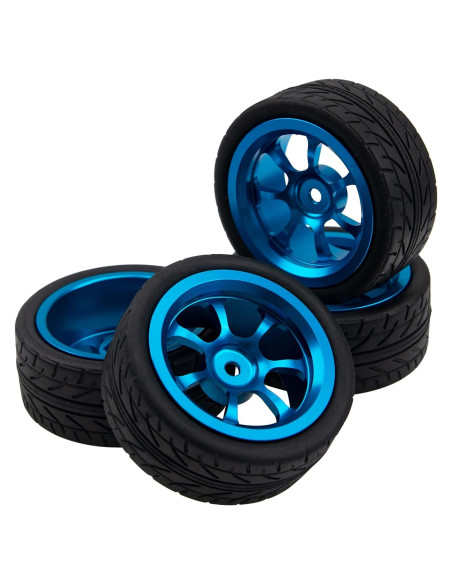 Aros de Rueda 12mm HIRCQOO con Neumáticos 65mm para RC