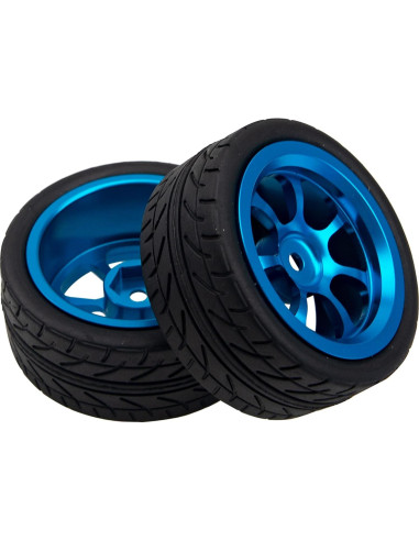 Aros de Rueda 12mm HIRCQOO con Neumáticos 65mm para RC