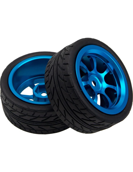 Aros de Rueda 12mm HIRCQOO con Neumáticos 65mm para RC