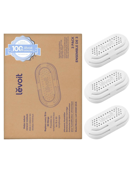 Cartucho de Desmineralización LEVOIT 3-Pack para Humidificadores