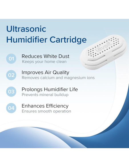 Cartucho de Desmineralización LEVOIT 3-Pack para Humidificadores