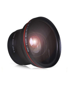 Lente Gran Angular 0.43X 52MM PowerTrust con Macro