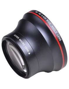 Lente Gran Angular 0.43X 52MM PowerTrust con Macro 2