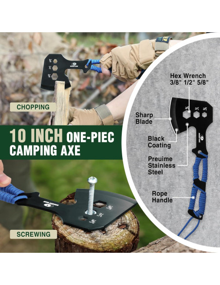 Juego de Herramientas de Camping Mossy Oak - 15 Piezas