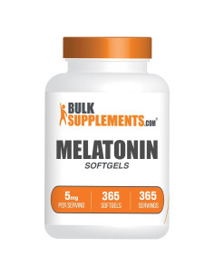 Melatonina 5 mg Softgels BulkSupplements - Suplemento para Dormir