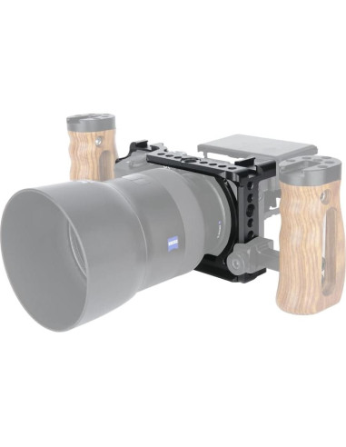 Jaula para cámara Niceyrig 340 para Sony A6600 con rieles NATO
