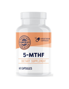 Vimergy 5-MTHF Cápsulas 60 ct - Suplemento Vegano de Folato y B12