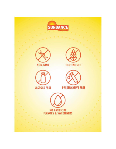 Suplemento Zinc Absorbible Sundance 50mg + Vitamina C 90mg