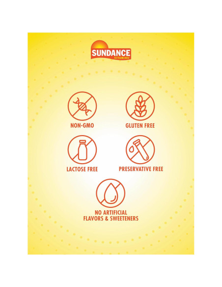 Suplemento Zinc Absorbible Sundance 50mg + Vitamina C 90mg