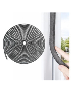 Burlete de Cepillo Noabaco 10.06 m Aislamiento Acústico Gris