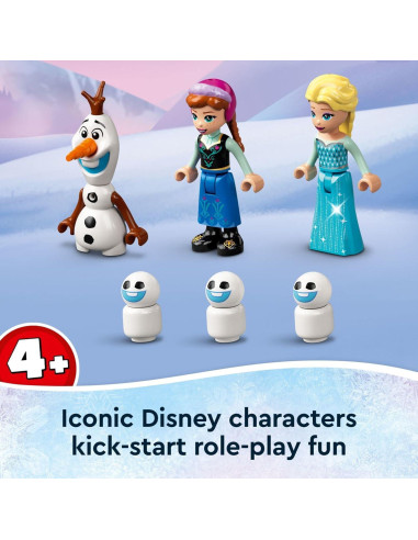 LEGO Disney Castillo de Hielo de Anna y Elsa 43194 - 154 Piezas