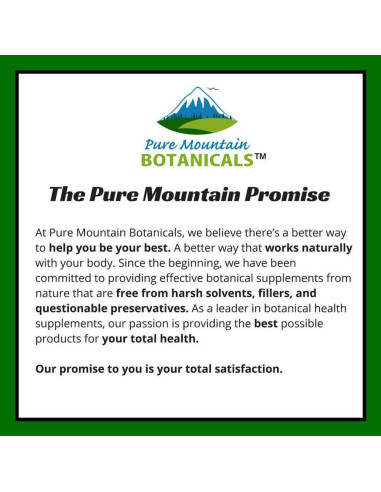 Cápsulas de Garra del Diablo Pure Mountain Botanicals 90 Unidades 1000mg