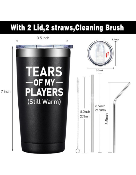 Vaso de Acero Inoxidable DOEARTE 591ml DnD Lagrimas DM Vaso de Acero Inoxidable DOEARTE 591ml DnD Lagrimas DM