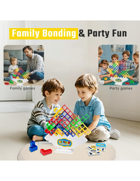 Juego de Apilamiento Gdaytao 48 Piezas Ecológico para Niños Juego de Apilamiento Gdaytao 48 Piezas Ecológico para Niños